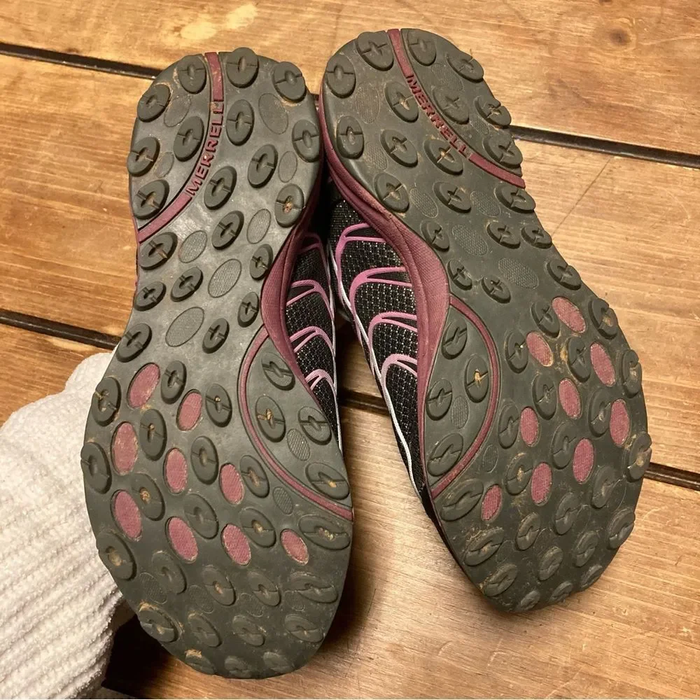 Merrell Mix Master Glide Trail Running Shoes Size 7 Black Purple